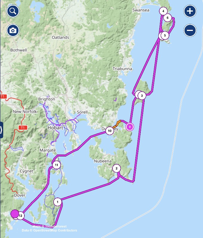 Summer Boating Getaway January 2024 Update THE LIVING BOAT TRUST   Route Scaled 